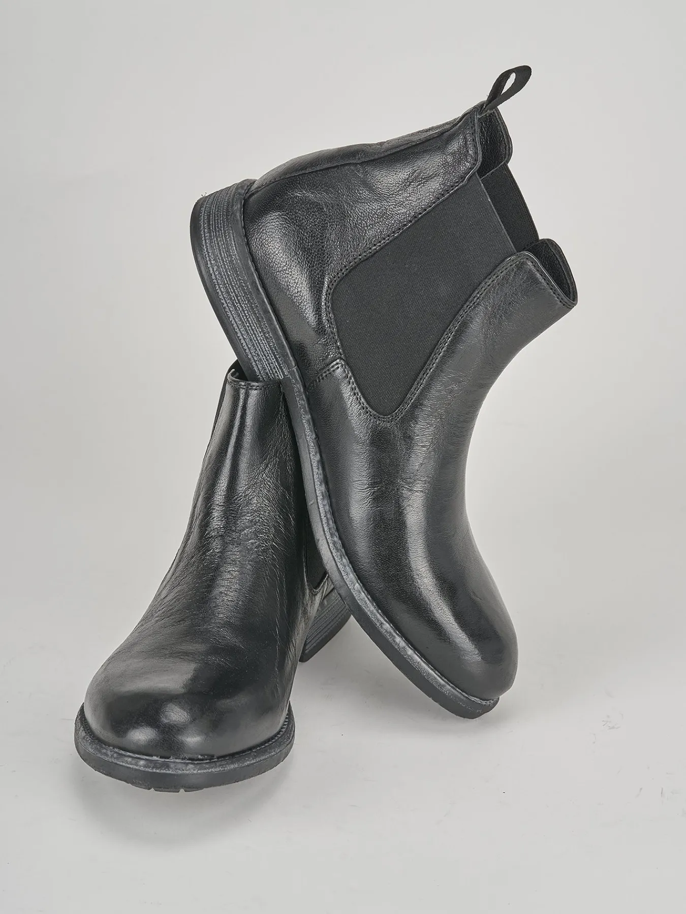 Hot Stivaletti tacco 1cm pelle Uomo Stivaletti