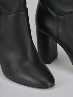 Outlet Stivaletti tacco 8cm pelle Donna Stivaletti Tacco Alto