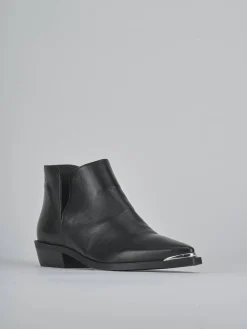 Discount Stivaletti tacco 3cm pelle Donna Stivaletti Tacco Basso