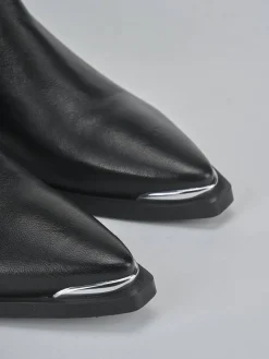 Discount Stivaletti tacco 3cm pelle Donna Stivaletti Tacco Basso