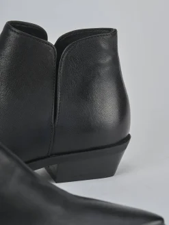 Discount Stivaletti tacco 3cm pelle Donna Stivaletti Tacco Basso