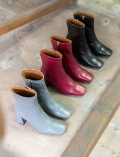 Sale Stivaletti tacco 7cm pelle Donna Stivaletti Tacco Alto