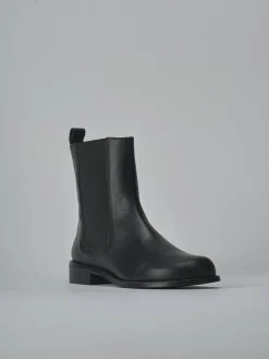 Hot Stivaletti tacco 2cm pelle Donna Stivaletti Tacco Basso