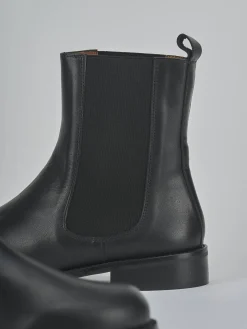 Hot Stivaletti tacco 2cm pelle Donna Stivaletti Tacco Basso