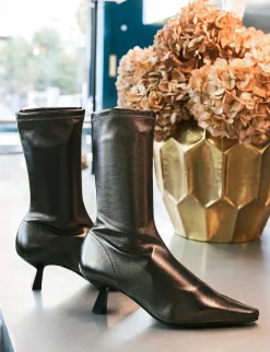 Online Stivaletti tacco 5cm pelle Donna Stivaletti Tacco Alto