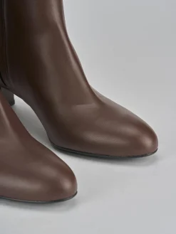 Clearance Stivaletti tacco 6cm pelle Donna Stivaletti Tacco Alto