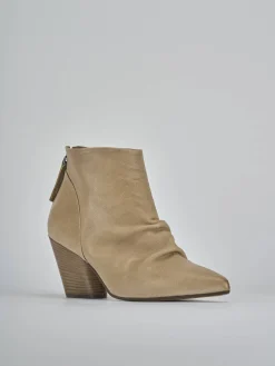 Discount Stivaletti tacco 7cm pelle Donna Stivaletti Tacco Alto