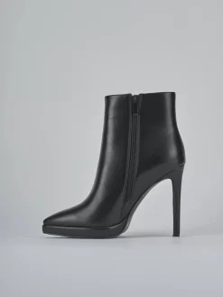 Online Stivaletti tacco 10cm pelle sostenibile Donna Stivaletti Tacco Alto