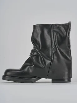 Hot Stivaletti tacco 3cm pelle Donna Stivaletti Tacco Basso