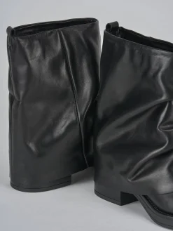 Hot Stivaletti tacco 3cm pelle Donna Stivaletti Tacco Basso