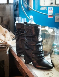 Online Stivaletti tacco 7cm pelle Donna Stivaletti Tacco Alto