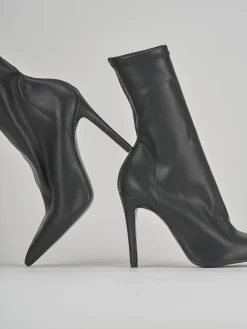 Stivaletti tacco 10cm pelle Donna Stivaletti Tacco Alto