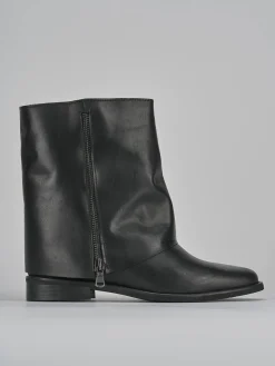 Hot Stivaletti tacco 2cm pelle Donna Stivaletti Tacco Basso