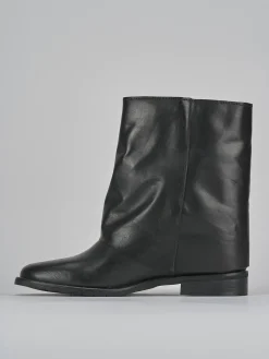 Hot Stivaletti tacco 2cm pelle Donna Stivaletti Tacco Basso