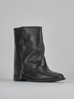 Hot Stivaletti tacco 2cm pelle Donna Stivaletti Tacco Basso