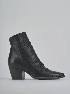 New Stivaletti tacco 5cm pelle Donna Stivaletti Tacco Alto