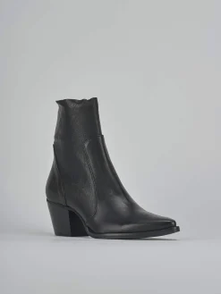 Stivaletti tacco 7cm pelle Donna Stivaletti Tacco Alto