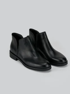 Outlet Stivaletti tacco 2cm pelle Donna Stivaletti Tacco Basso