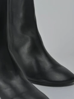 New Stivaletti tacco 6cm pelle Donna Stivaletti Tacco Alto