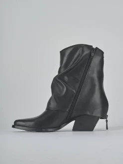 Clearance Stivaletti tacco 7cm pelle Donna Stivaletti Tacco Alto