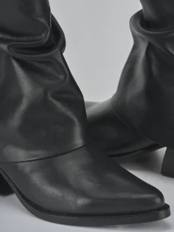 Clearance Stivaletti tacco 7cm pelle Donna Stivaletti Tacco Alto