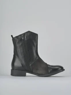 Hot Stivaletti tacco 2cm pelle Donna Stivaletti Tacco Basso