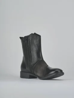 Hot Stivaletti tacco 2cm pelle Donna Stivaletti Tacco Basso