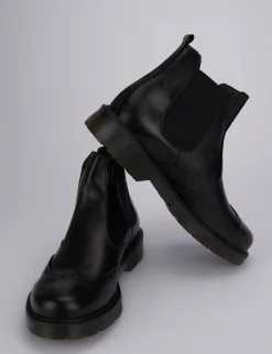 Clearance Stivaletti tacco 1cm pelle Uomo Stivaletti