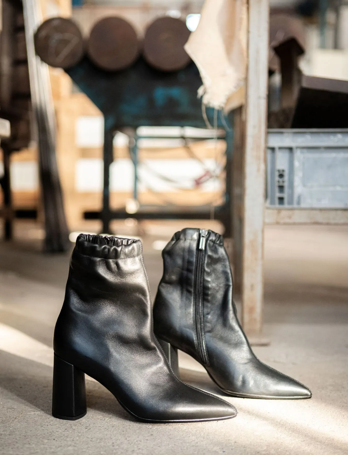 Sale Stivaletti tacco 8cm pelle Donna Stivaletti Tacco Alto