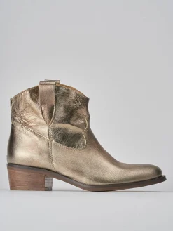 Clearance Stivaletti tacco 3cm pelle Donna Stivaletti Tacco Basso