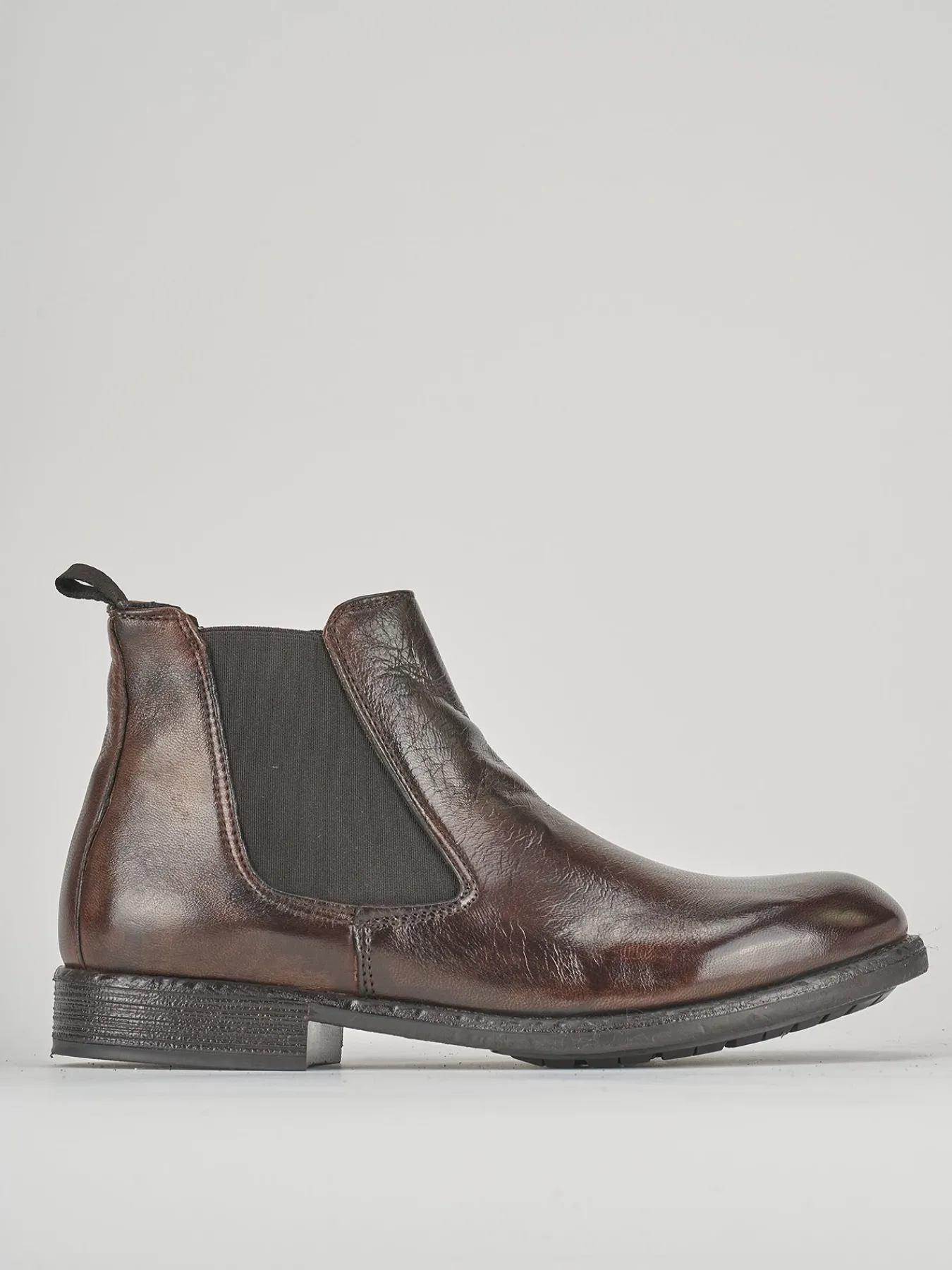 Sale Stivaletti tacco 1cm pelle Uomo Stivaletti