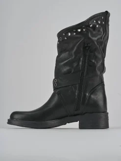 Discount Stivaletti tacco 3cm pelle Donna Stivaletti Tacco Basso