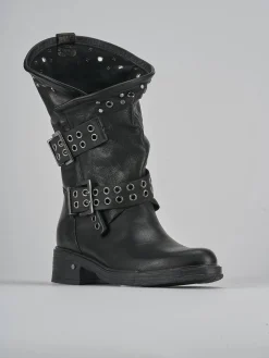 Discount Stivaletti tacco 3cm pelle Donna Stivaletti Tacco Basso