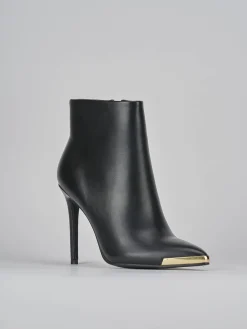 New Stivaletti tacco 7cm pelle Donna Stivaletti Tacco Alto