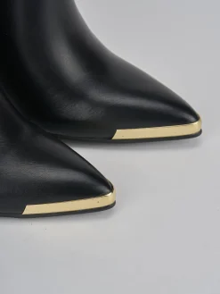 New Stivaletti tacco 7cm pelle Donna Stivaletti Tacco Alto