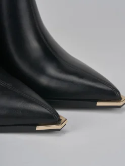 Clearance Stivaletti tacco 8cm pelle Donna Stivaletti Tacco Alto