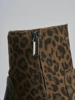 Outlet Stivaletti tacco 7cm pelle Donna Stivaletti Tacco Alto