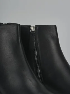 Clearance Stivaletti tacco 5cm pelle Donna Stivaletti Tacco Alto