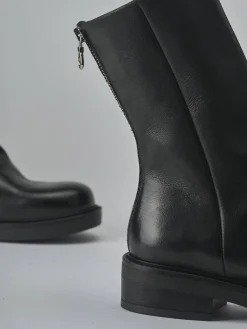 Hot Stivaletti tacco 3cm pelle Donna Stivaletti Tacco Basso