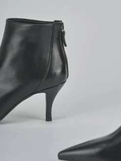 New Stivaletti tacco 7cm pelle Donna Stivaletti Tacco Alto