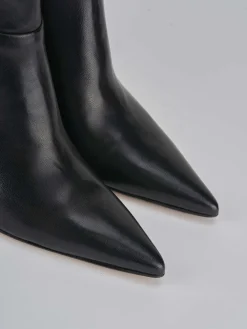 Clearance Stivaletti tacco 5cm pelle Donna Stivaletti Tacco Alto