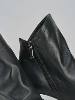 Outlet Stivaletti tacco 5cm pelle Donna Stivaletti Tacco Alto