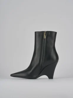 Clearance Stivaletti tacco 9cm pelle Donna Stivaletti Tacco Alto