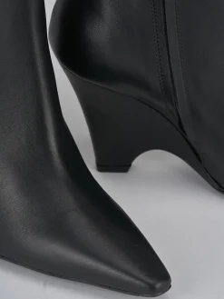 Clearance Stivaletti tacco 9cm pelle Donna Stivaletti Tacco Alto