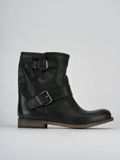 Discount Stivaletti tacco 1cm pelle Donna Stivaletti Tacco Basso