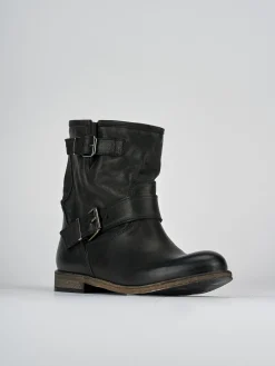 Discount Stivaletti tacco 1cm pelle Donna Stivaletti Tacco Basso