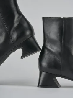 Outlet Stivaletti tacco 5cm pelle Donna Stivaletti Tacco Alto