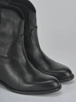 New Stivaletti tacco 2cm pelle Donna Stivaletti Tacco Basso