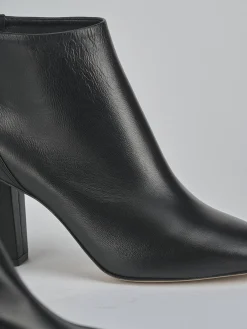 Outlet Stivaletti tacco 9cm pelle Donna Stivaletti Tacco Alto