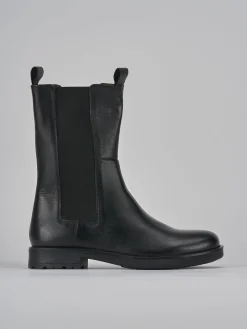 Hot Stivaletti tacco 1cm pelle Donna Stivaletti Tacco Basso